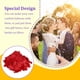 thumbnail image 3 of Inteprter Ajuste de confeti de corazones de amor Suministros de adorno de boda Papel de relleno de globo Celebración Compromiso Decoraciones de Kits de decoración para fiestas Rojo, 3 of 6