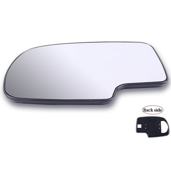 ECCPP Driver Left Side Mirror Glass Replacement Fit for 1999-2006 For Chevy Silverado Suburban For GMC Sierra Yukon