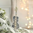 thumbnail image 3 of Luoshdecor Christmas Ornament,Plastic Glitter Clear Violin Holiday Tree Hanging Decorations for Indoor Outdoor Party Home Decor, 3 of 4