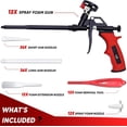 thumbnail image 5 of LUFT WERKZEUGE Professional Foam Spray Gun Kit – 20 Guns with 180 Extenders, Metal PU Expanding Foam Applicator (20 Pack), 5 of 8