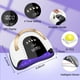 thumbnail image 4 of Lámpara de uñas UV LED LKE 268W, secador de uñas para esmalte en gel, color blanco, 4 of 9