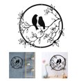 thumbnail image 1 of Wall Decor, Wall Sculpture Exquisite Bird On Tree Iron 33cm High End Simple Hanging  For Bar, 1 of 8
