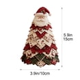 thumbnail image 6 of DIY Christmas Tree Sewing Kit, Fabric Patchwork Kit with Felt and Tools, Holiday Desktop Craft (Red), 6 of 6