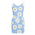 thumbnail image 4 of SMihono Robe d'Été Grande Taille pour Femmes 2023 Mode Décontractée Aguichant Sans Manches Imprimé Floral Ceinture Mini Robe, 4 of 5