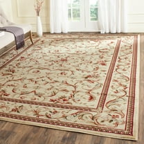 SAFAVIEH Lyndhurst Beatrix Floral Bordered Area Rug, Ivory, 9' x 12'