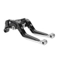 thumbnail image 1 of Palancas de freno y embrague cortas/largas Unique Bargains para Aprilia RS660 2020-2025, palanca de freno ajustable en 6 posiciones, mango negro con extremo plateado, 1 par, 1 of 6