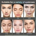 ELAIMEI Eyebrow Stamp Stencil Kit Gray Eeybrow Print One Step Natural