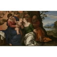 thumbnail image 2 of Paolo Veronese 24x16 Gold Ornate Framed and Double Matted Museum Art Print Titled - The Mystic Marriage of Saint Catherine Of&nbsp;Alexandria (ca.&nbsp;1547-50), 2 of 4