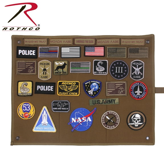 Rothco 's Hanging Roll-Up Morale Patch Board