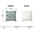 thumbnail image 6 of Boho Navy Blue Pillow Covers 16x16 Inch 2 Pcs Sage Green Vintage Floral Decor Throw Pillows Spring Flower Summer Outdoor Farmhouse Decoration Pillowcase Cushion Cover for Couch Sofa Bed, 6 of 12