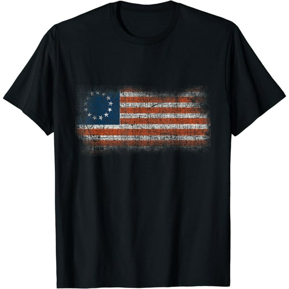 Betsy Ross American Flag Bennington Tshirt Patriotic 1776 T-Shirt