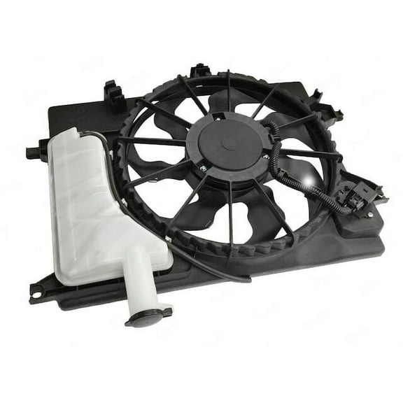 Auxiliary Fan Assembly - Compatible with 2011 - 2013 Hyundai Elantra 1.8L 4-Cylinder 2012