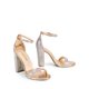 thumbnail image 4 of Sandalia DREAM PAIRS Tacón Alto Grueso Rosa Dorado con Rhinestones Talla 10US, 4 of 7