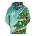 thumbnail image 3 of Christmas Tree with Snowflakes 3d Sweatshirts Hoodie Fashion Casual Personality Men's Women Street Hoodie Pullovers Long Sleeve Comfortable Top, 3 of 6