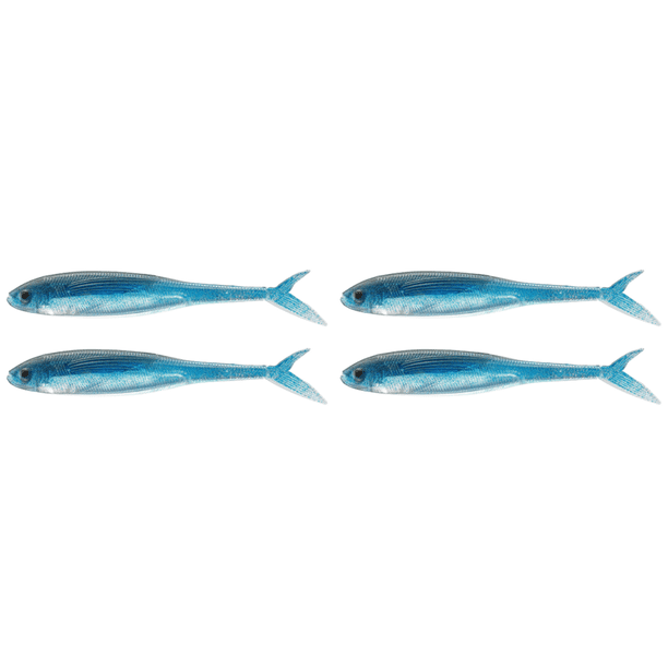 Señuelos Pesca Shad Bait Señuelo Suave Swimbait para Lucio Lubina Trucha () Azul 2 Uds.
