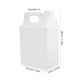 thumbnail image 2 of HONITANO Plastic Gallon Jugs Water Storage Tank White Liquid Container 1Set, 2 of 8