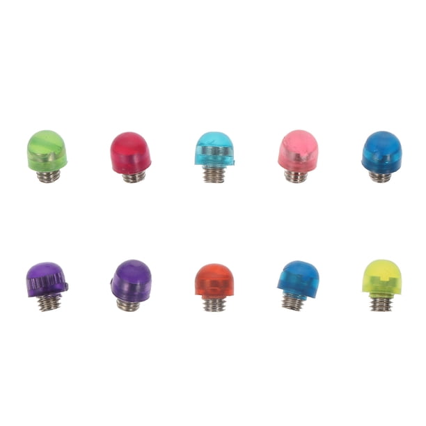 KAKOWELY 10 piezas de accesorios transparentes para tijeras de pelo, protectores y silenciadores (color aleatorio)