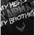 thumbnail image 5 of US Air Force Hero Airman Brother Toddler Boy Girl T Shirt Infant Toddler Brisco Brands 6M, 5 of 6