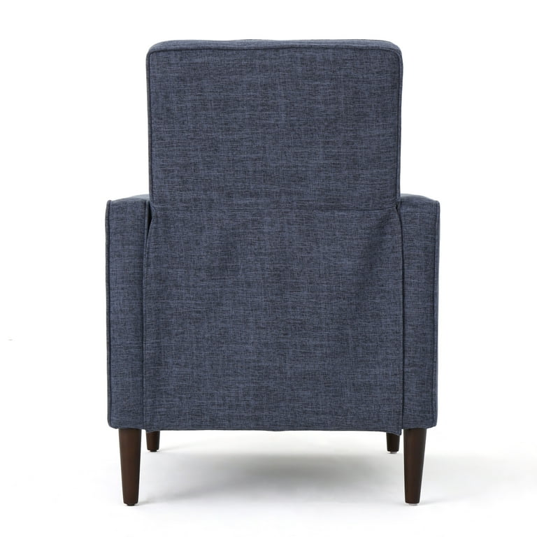 Macedonia mid century modern 2024 tufted back fabric recliner