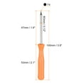 thumbnail image 2 of Destornillador Torx Uxcell de 2 piezas T4 de 4" de longitud, cabeza de estrella de 6 puntos, destornillador de precisión con mango antideslizante, amarillo, 2 of 6