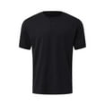 thumbnail image 3 of LilyLLL Mens Short Sleeve Henley T Shirt Solid Color Sport Tee Tops, 3 of 4