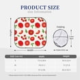 thumbnail image 3 of Balery Fresh Red Tomato Parasol para parabrisas de coche de 2 piezas | Parasol plegable para parabrisas delantero de coche para la mayoría de sedanes-Medium, 3 of 5