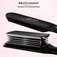thumbnail image 3 of Gemma Gloom Black Ceramic Coated Hair Straightener, 1 3/4" Floating Titanium Plates Flat Iron and Accessory Set, Hair Iron with Anti-Static Technology, Heats Up in 30 seconds, Auto Shut Off, 3 of 8