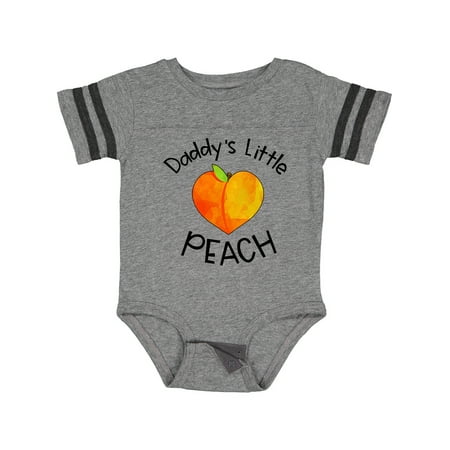 

Inktastic Daddy s Little Peach Cute Peach Heart Gift Baby Boy or Baby Girl Bodysuit
