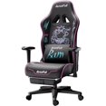 thumbnail image 2 of AutoFull C3 Gaming Chair, Ergonomic Wingless Cushion Computer Chair,PU Leather Racing Style Office Chair with Lumbar Support Pillow and Footrest,Black, 2 of 4
