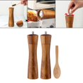 thumbnail image 4 of Wood and Pepper Set, Mill Wooden , Precision Spice , Refillable Fine to Coarse Ceramic Rotor 8.5 Inch, 4 of 8