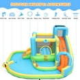 thumbnail image 3 of Veeboto Inflatable Water Slide for 3-12 Years, Bounce House with Climbing Wall, Ball Pool, Water Guns, Basketball Hoop, Hoop Game, Indoor/Outdoor Kids Bouncy Castle with Blower, 3 of 8