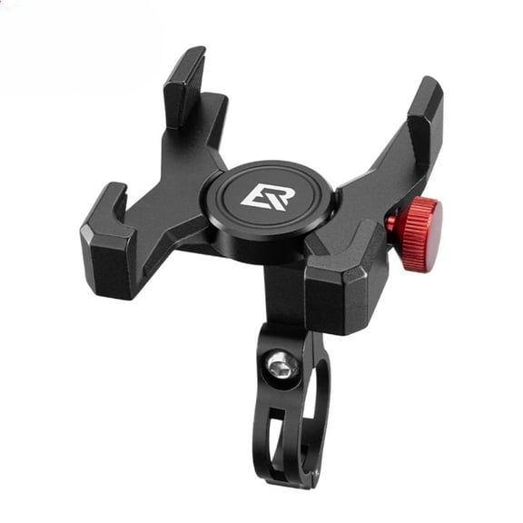 ROCKBROS Cycling Phone Holder Aluminum Alloy Adjustable Bicycle Mounts 4.7"-7" Phones Suit for MTB/Road Bike/E-Bike