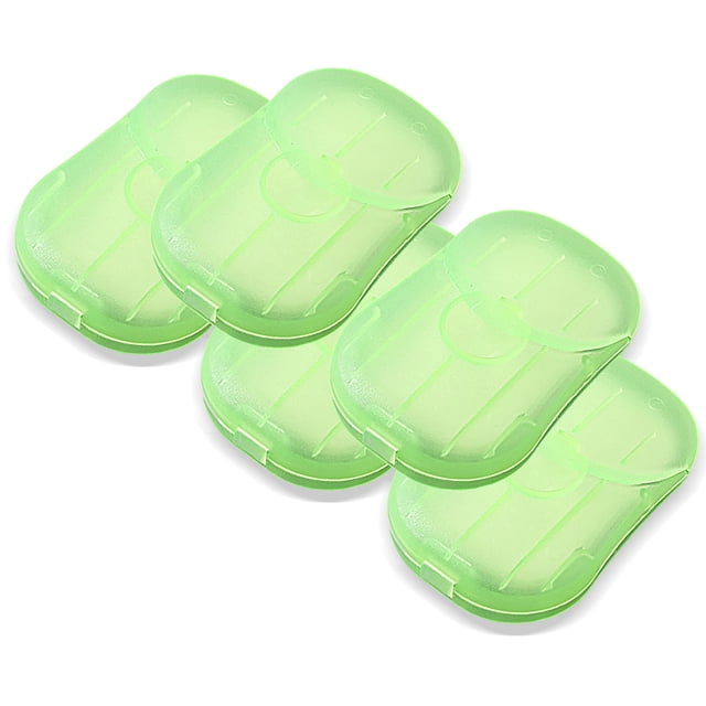 Xihbxyly Papel de Jabón Desechable, Solución Portátil para El Lavado de Manos, Materiales Ecológicos, Diseño En Color Caramelo, Esencial para Viajes, Senderismo y Acampadas, Caja de 50 Hojas, Almacen