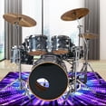 thumbnail image 2 of HAHDAXIA Drum Rug Drum Mat, Soundproof Mat, Non-Slip Drum Carpet Rug,Professional Rectangle Electronic Jazz Drum Kit, for Bass Drum Snare and Other Musical Instrument Mat, 2 of 6