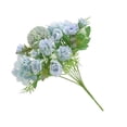 thumbnail image 3 of Decoración floral para el hogar Ramo de flores de rosas artificiales Boda Nupcial Tela de seda Ramo de flores falsas, Azul lago Inevent HA6621-04B, 3 of 6
