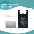 thumbnail image 4 of Chocolate Thank You Plastic Bags, T-Shirt Style Carry-Out, 700 Count, 12 x 6 x 22 in, 4 of 7