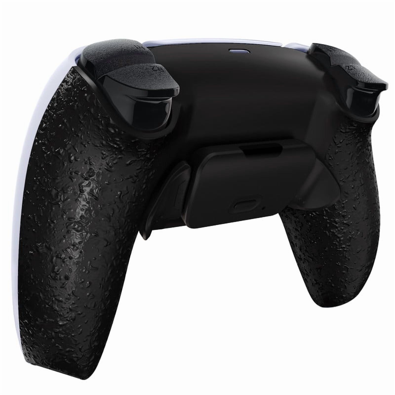 eXtremeRate Textured Black Back Paddles Programable RISE V3 Remap Kit for PS5 Controller BDM-030 040 050, Upgrade Board Redesigned Back Shell Buttons Attachment for PS5 Controller