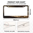 thumbnail image 7 of Aluminum License Plate Frame 2 Pack Car Exterior Accessory Car Tag Holder for Front Rear Plates Cars Decor Vintage Kitchen Scene, 7 of 7