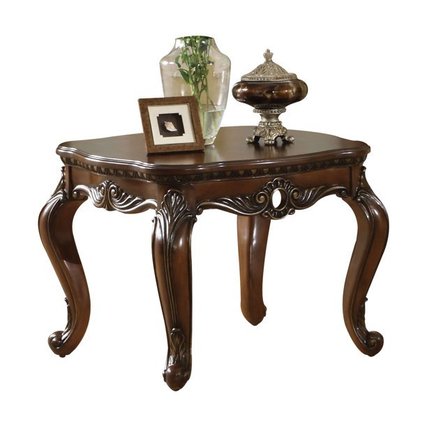 ACME Remington End Table, Brown Cherry