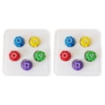 thumbnail image 3 of Juego Tradicional Gonggi Jack Stone Pebbles Gifts (10 Dados Con 2 Platos), 3 of 6