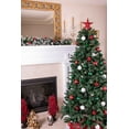 thumbnail image 3 of Estrella para árbol con purpurina roja, complemento navideño festivo para cualquier decoración navideña, plástico brillante resistente a roturas, sin iluminación, 3 of 3