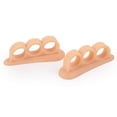 thumbnail image 2 of Almohadillas separadoras elásticas para dedos de los pies, 2 uds., alisador Hallux Valgus (beige) Tmvgtek Cuidado Belleza, 2 of 3