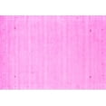 thumbnail image 1 of Ahgly Company Indoor Rectangle Solid Pink Modern Area Rugs, 2' x 5', 1 of 4