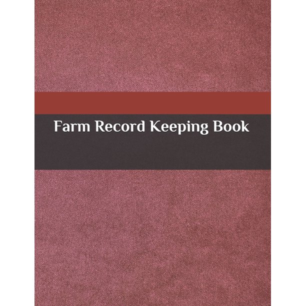 Farm Record Keeping Book Farm Record Log Farming Essentials Farm