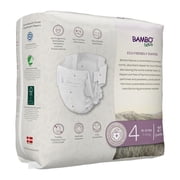 Bambo Nature Diapers, Disposable Baby Diapers, Skin-Friendly, Size 4, 15-31 lbs, 27 Count, 1 Pack