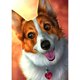 thumbnail image 1 of Diamond Painting (DE4806) 5D DIY Square Naughty Dog Cross Stitch Craft Set 20X30cm Hugtrwg Para estrenar, 1 of 1