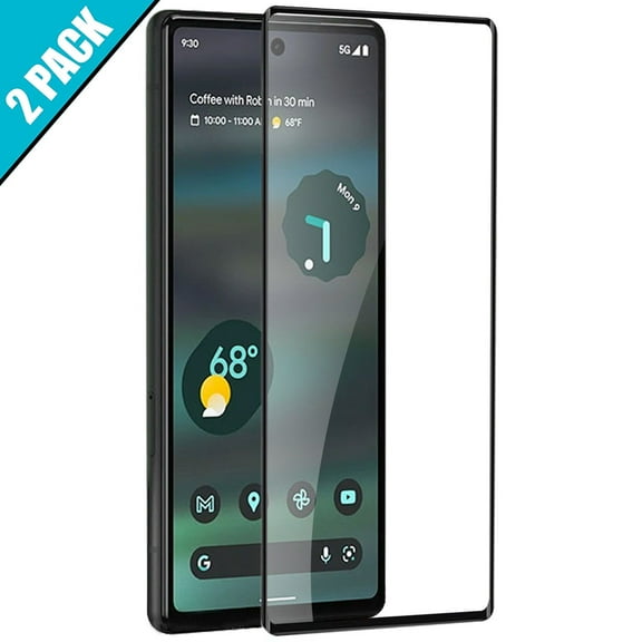 2-Pack Full Edged HD Tempered Glass Screen Protector for Google Pixel 7