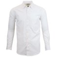 thumbnail image 2 of Monsieur Camisa de Vestir Regular Fit  Blanco, 16" Cuello 35" Manga Monsieur 13046B, 2 of 4
