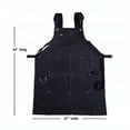 thumbnail image 2 of Work Aprons for Men  Shop Carpenter  Woodworking Apron  Waxed Canvas Tool Apron  Adjustable, 2 of 9