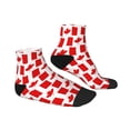 thumbnail image 3 of Bingfone Canada Design Patterned Men'S Women'S Casual Cotton Socks, 3 of 9
